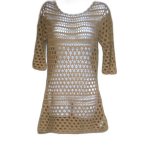 Crochet coverup tunic